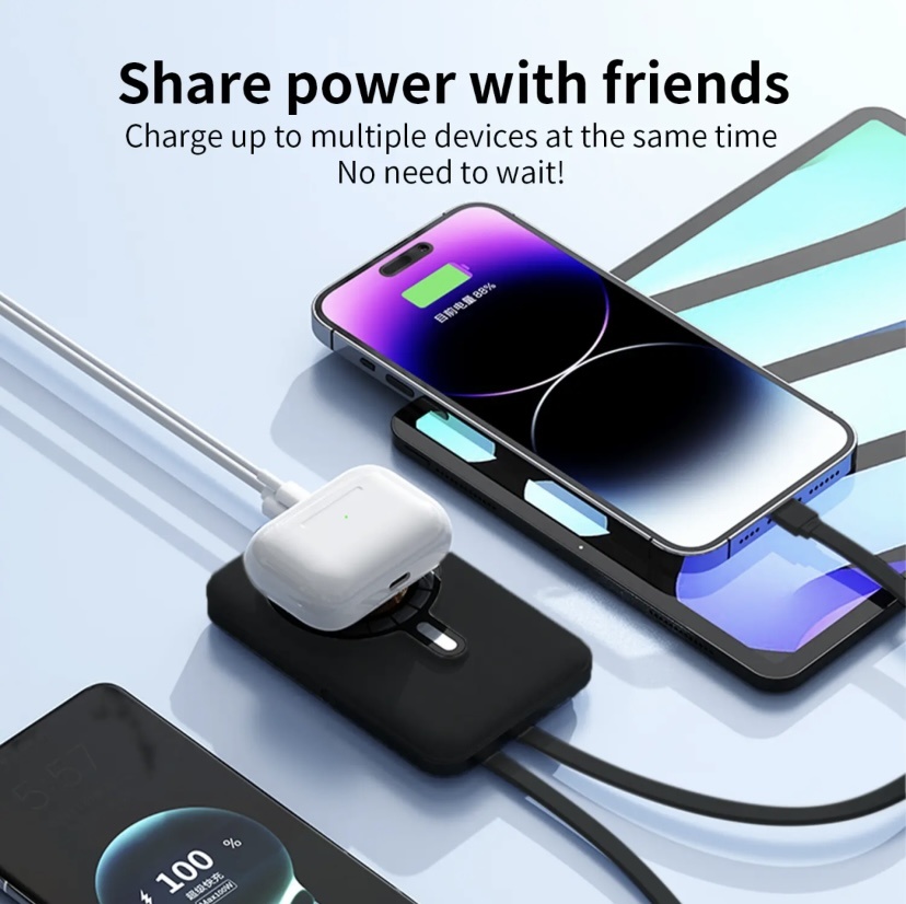 🧲 MagSafe Power Bank 10000mAh - Magnetic Wireless Portable Charger for iPhone 15/14/13/12 - Image 6