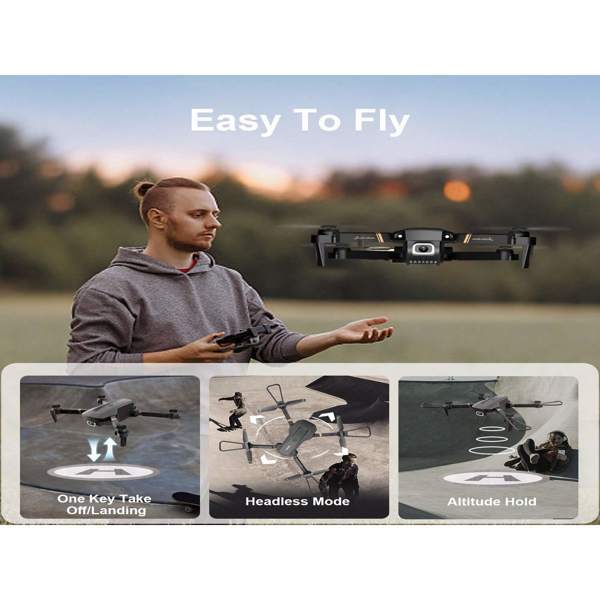 4DRC V4 Foldable Mini Drone With Camera 1080P HD Drone, 3 Batteries, Adult And Child Drones, Logistics Randomly Sent By UPS USPS - Image 7
